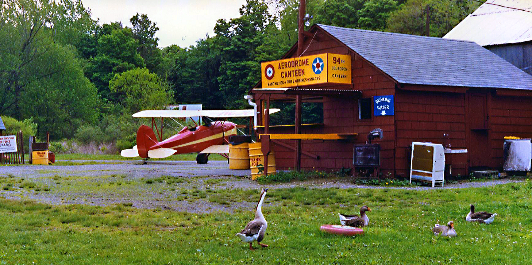 Vintage aircraft at Old Rhinebeck Aerodrome