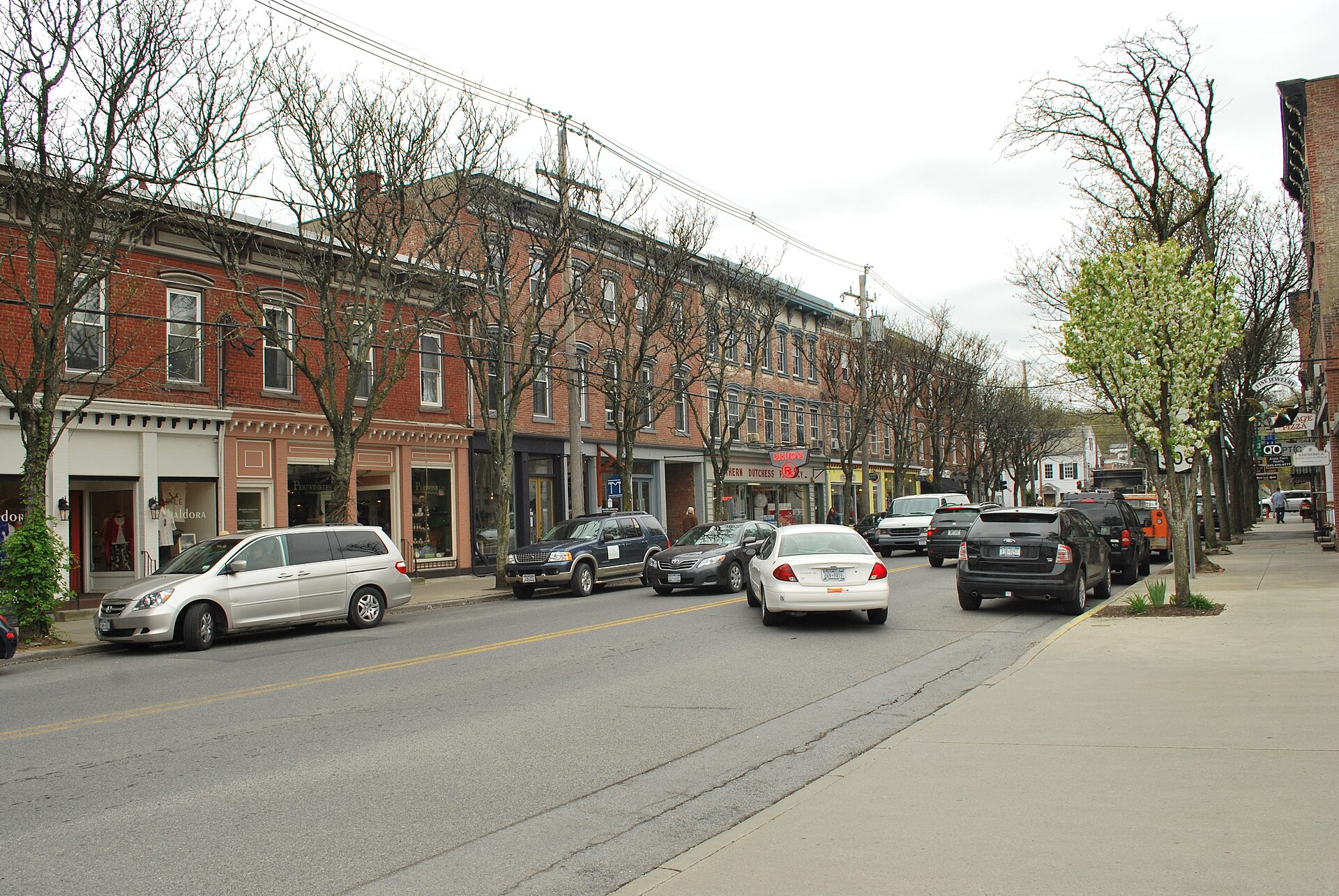 East Market Street in Rhinebeck village
